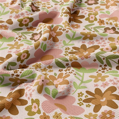 Floral Printed Liverpool Fabric AA1794 & Get a Free $89.99 Embroidery Bundle