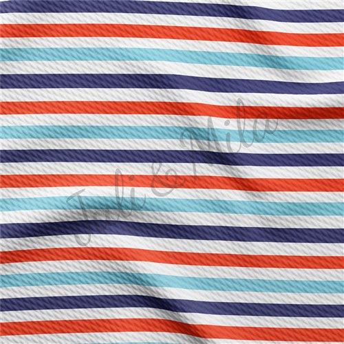Stripes20 TBP102 Liverpool Bullet Textured Stretch Solid Strip Thick Knit Jersey Fabric