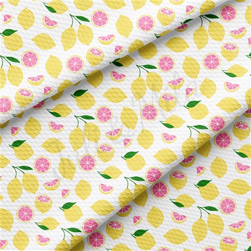 Lemon AA2392 Liverpool Bullet Textured Stretch Solid Strip Thick Knit Jersey Fabric