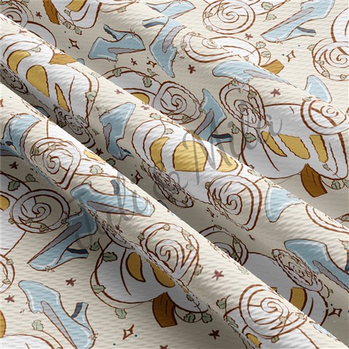 Printed Liverpool 4 Way Fabric Cinderella & Get a Free $89.99 Embroidery Bundle