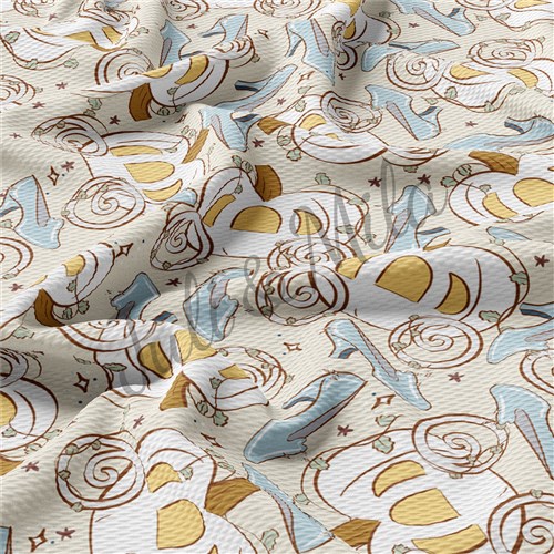 Printed Liverpool 4 Way Fabric Cinderella & Get a Free $89.99 Embroidery Bundle