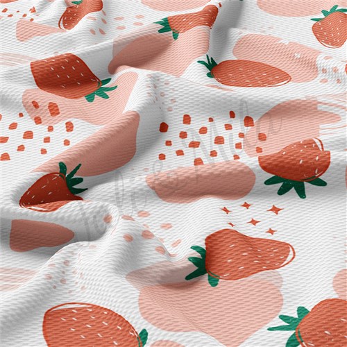 Strawberry Printed Liverpool 4 Way Liverpool AA1534 & Get a Free $89.99 Embroidery Bundle