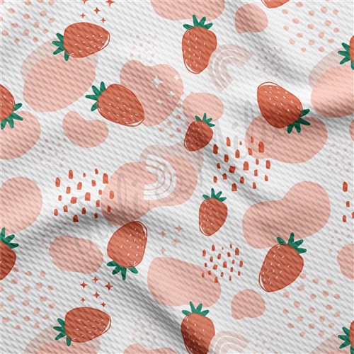 Strawberry Printed Liverpool 4 Way Liverpool AA1534 & Get a Free $89.99 Embroidery Bundle