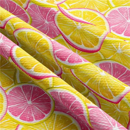 Lemon Printed Liverpool Fabric (Lemon5) & Get a Free $89.99 Embroidery Bundle