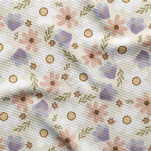 Floral Printed Liverpool Fabric AA1825 & Get a Free $89.99 Embroidery Bundle