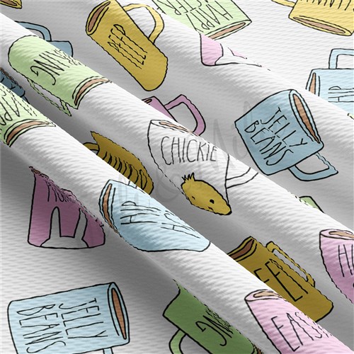 Easter East100 TBP101 TBP101 Liverpool Bullet Textured Stretch Solid Strip Thick Knit Jersey Fabric
