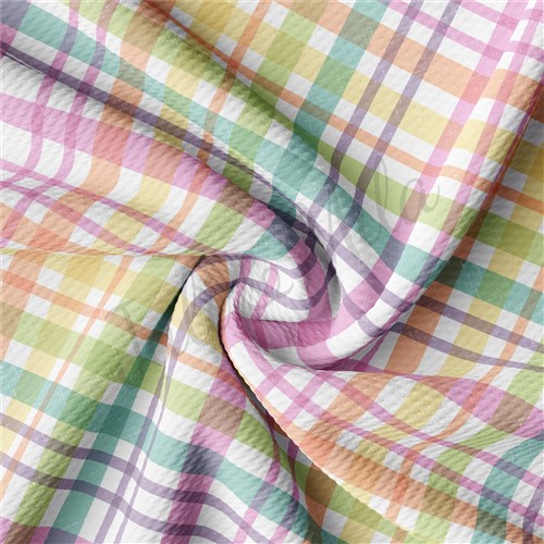Easter Easter83 Liverpool Bullet Textured Stretch Solid Strip Thick Knit Jersey Fabric