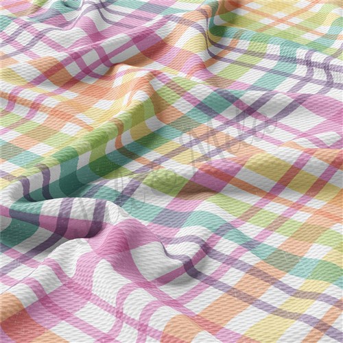 Easter Easter83 Liverpool Bullet Textured Stretch Solid Strip Thick Knit Jersey Fabric