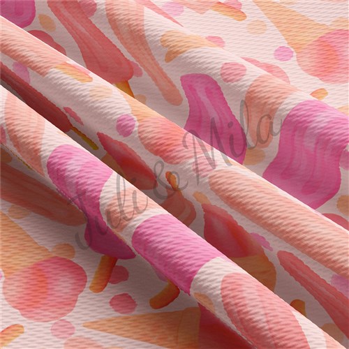Ice cream Printed Liverpool 4 Way Fabric icecream2 & Get a Free $89.99 Embroidery Bundle