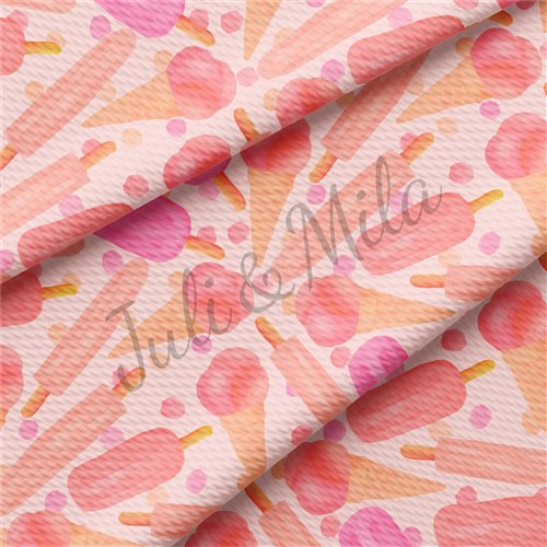 Ice cream Printed Liverpool 4 Way Fabric icecream2 & Get a Free $89.99 Embroidery Bundle