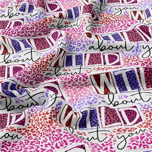 Valentine's Day Printed Liverpool Bullet Textured Stretch Solid Strip Thick Knit Jersey Fabric