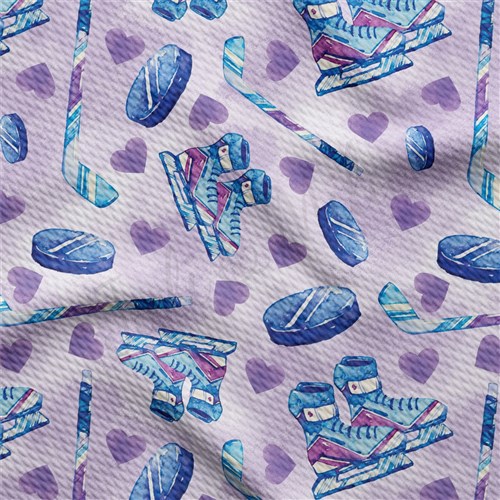 Hockey Hockey Printed Liverpool Fabric AA1983 & Get a Free $89.99 Embroidery Bundle
