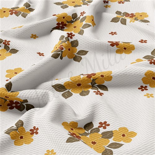 Floral Printed Liverpool Fabric AA2179 & Get a Free $89.99 Embroidery Bundle