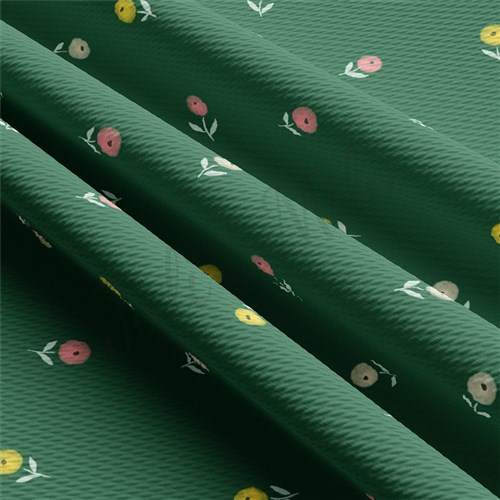 Floral Liverpool Bullet Textured Stretch Solid Strip Thick Knit Jersey Fabric