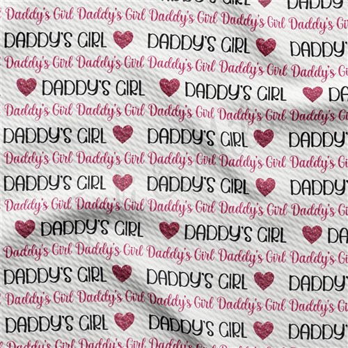 Daddy's Girl Printed Liverpool Bullet Textured Stretch Solid Strip Thick Knit Jersey Fabric