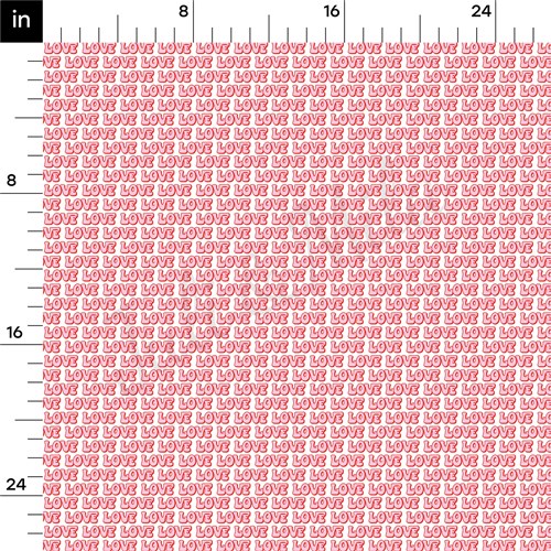 Valentine's Day Printed Liverpool Bullet Textured Stretch Solid Strip Thick Knit Jersey Fabric