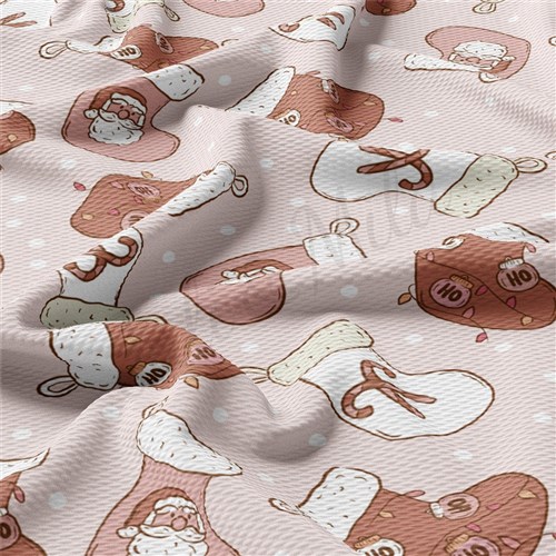 Christmas Printed Liverpool Fabric AA2099 & Get a Free $89.99 Embroidery Bundle