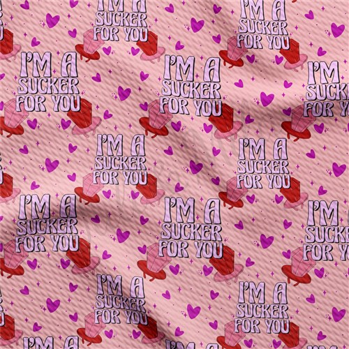 I am a sucker for you Valentine's Day Printed Liverpool AA1213 & Get a Free $89.99 Embroidery Bundle