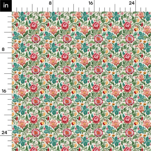 Embroidery Printed Liverpool Fabric AA1783 & Get a Free $89.99 Embroidery Bundle