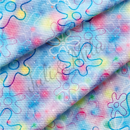 Printed Liverpool Bullet Textured Stretch Solid Strip Thick Knit Jersey Fabric