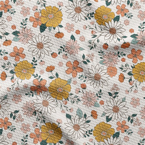 Floral Printed Liverpool Fabric AA2195 & Get a Free $89.99 Embroidery Bundle