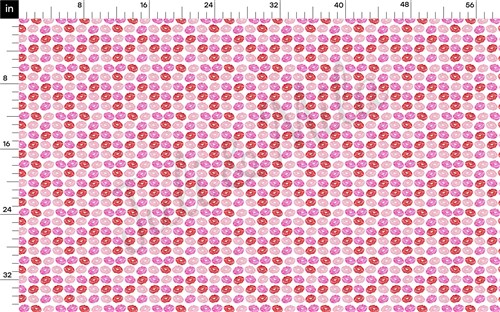 Valentine's Day Printed Liverpool Bullet Textured Stretch Solid Strip Thick Knit Jersey Fabric
