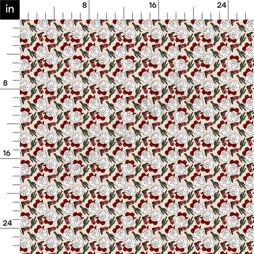 Christmas Santa Western Printed Fabric AA1070 & Get a Free $89.99 Embroidery Bundle