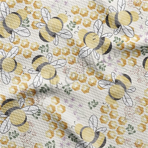Summer Bees TBP102 Liverpool Bullet Textured Stretch Solid Strip Thick Knit Jersey Fabric
