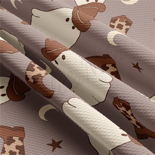 Fall Halloween cowboy ghosts Liverpool Bullet Textured Stretch Solid Strip Thick Knit Jersey Fabric