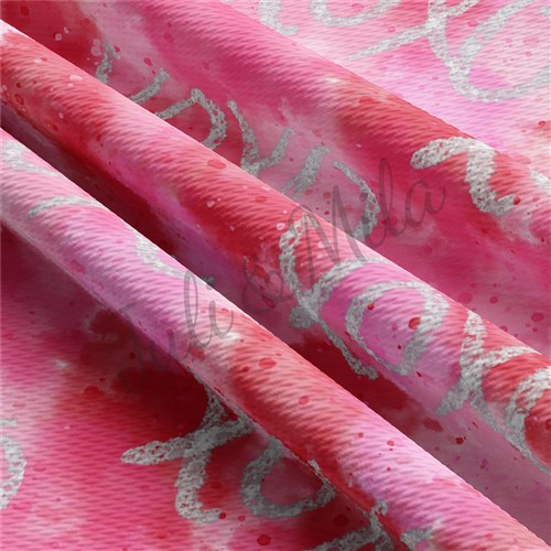 Valentine's Day Printed Liverpool Bullet Textured Stretch Solid Strip Thick Knit Jersey Fabric