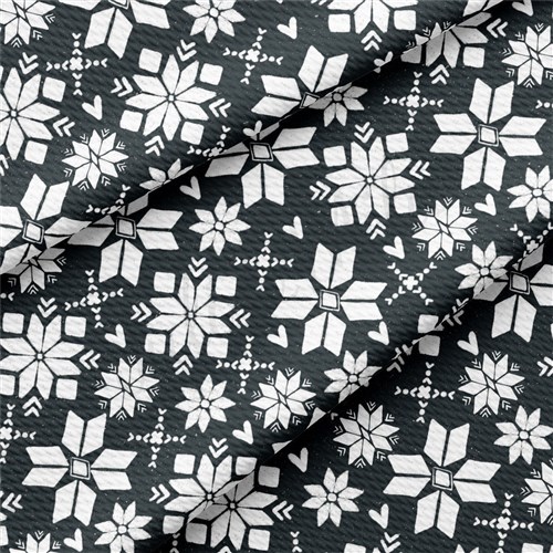Christmas Liverpool Bullet Textured Stretch Solid Strip Thick Knit Jersey Fabric