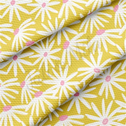 Floral Liverpool Bullet Textured Stretch Solid Strip Thick Knit Jersey Fabric