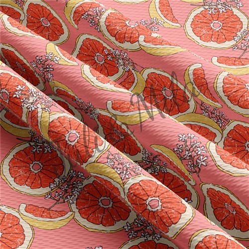 Orange Printed Liverpool 4 Way Fabric orange3 & Get a Free $89.99 Embroidery Bundle