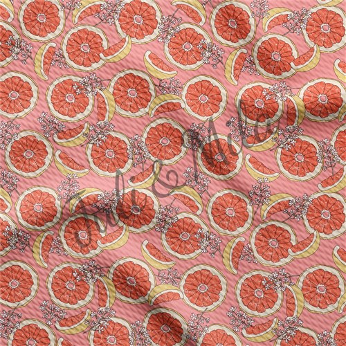 Orange Printed Liverpool 4 Way Fabric orange3 & Get a Free $89.99 Embroidery Bundle