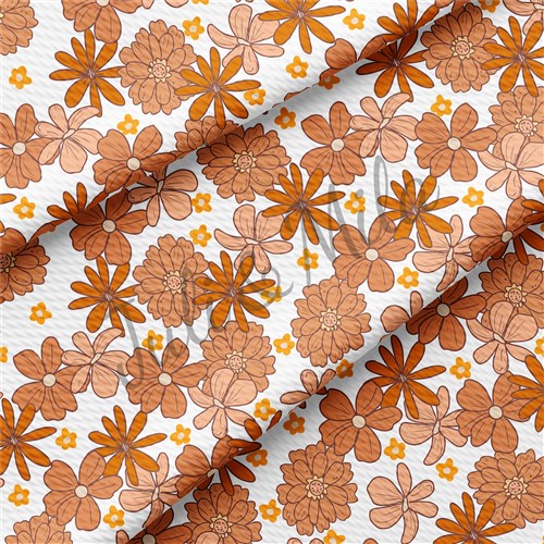 Floral Printed Liverpool 4 Way Fabric AA261 & Get a Free $89.99 Embroidery Bundle