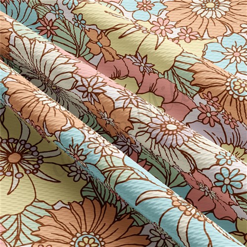 Summer Printed Liverpool Bullet Textured Stretch Solid Strip Thick Knit Jersey Fabric