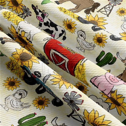 Farm Liverpool Bullet Textured Stretch Solid Strip Thick Knit Jersey Fabric