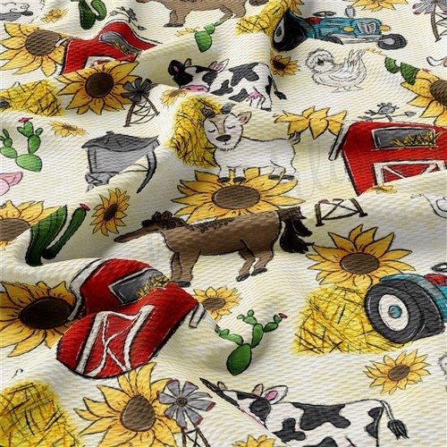 Farm Liverpool Bullet Textured Stretch Solid Strip Thick Knit Jersey Fabric