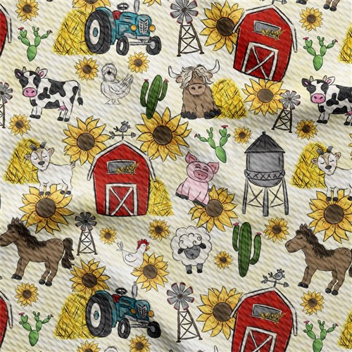 Farm Liverpool Bullet Textured Stretch Solid Strip Thick Knit Jersey Fabric