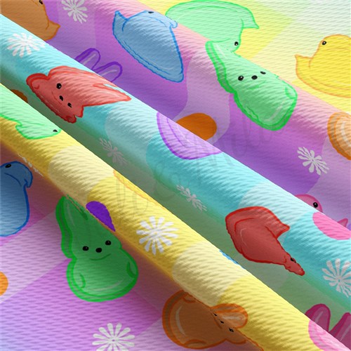 Easter AA2376 Liverpool Bullet Textured Stretch Solid Strip Thick Knit Jersey Fabric
