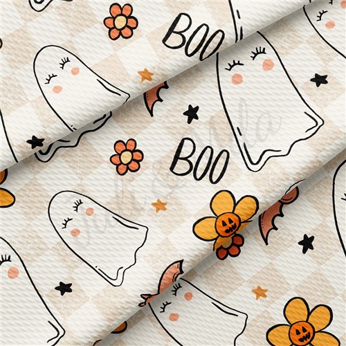 Fall Autumn Pumpkin Printed  ghost AA1869 & Get a Free $89.99 Embroidery Bundle