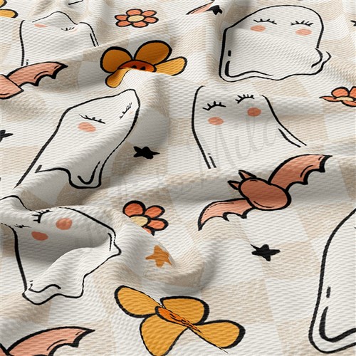 Fall Autumn Pumpkin Printed  ghost AA1869 & Get a Free $89.99 Embroidery Bundle