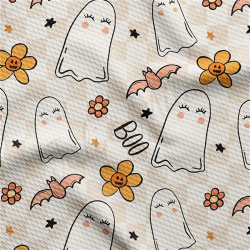 Fall Autumn Pumpkin Printed  ghost AA1869 & Get a Free $89.99 Embroidery Bundle