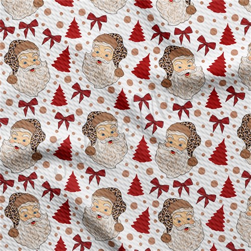 Christmas Liverpool Bullet Textured Stretch Solid Strip Thick Knit Jersey Fabric