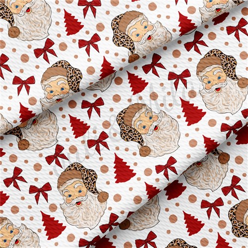 Christmas Liverpool Bullet Textured Stretch Solid Strip Thick Knit Jersey Fabric