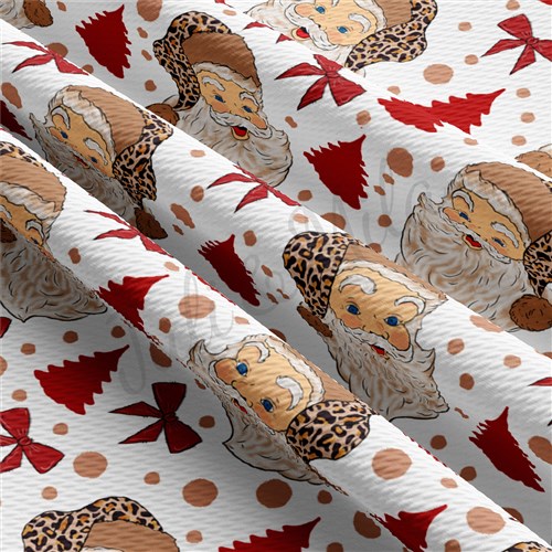 Christmas Liverpool Bullet Textured Stretch Solid Strip Thick Knit Jersey Fabric