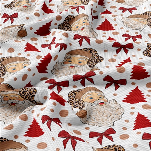 Christmas Liverpool Bullet Textured Stretch Solid Strip Thick Knit Jersey Fabric