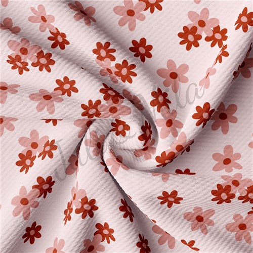 Valentine's Day Printed Liverpool Fabric Floral111 & Get a Free $89.99 Embroidery Bundle
