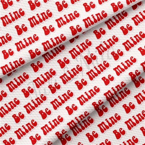 Valentine's Day Liverpool Bullet Textured Stretch Solid Strip Thick Knit Jersey Fabric