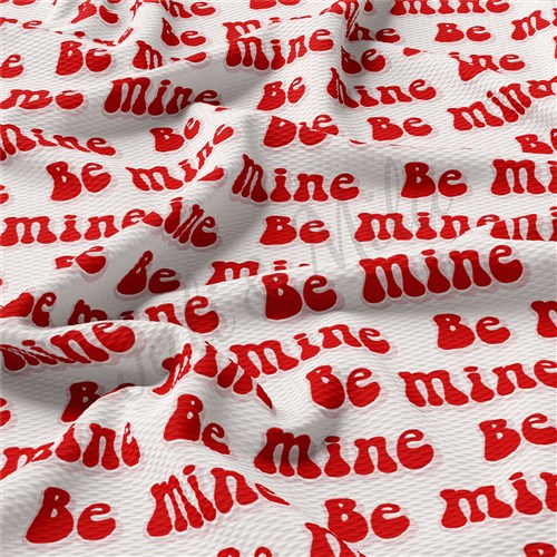 Valentine's Day Liverpool Bullet Textured Stretch Solid Strip Thick Knit Jersey Fabric